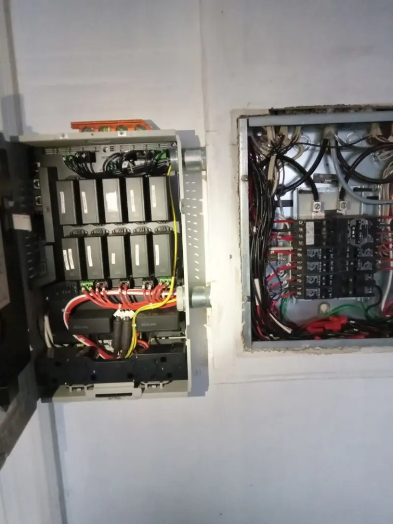 Electrical panel upgrade completed for Security Camera Wiring in Sergeant Bluff
